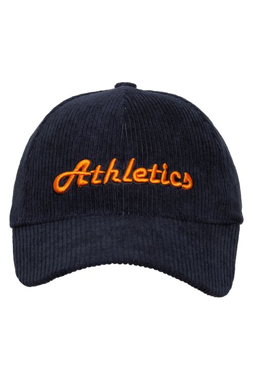 Boné Masculino Aba Curva em Veludo Athletics Preto