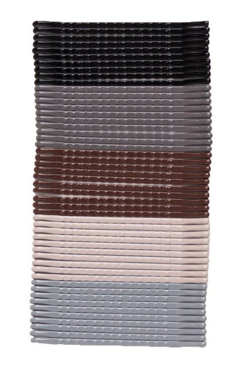 Kit 50 Grampos Para Cabelo Neutros Multicor