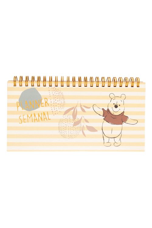 Planner Semanal Ursinho Pooh Amarelo Sortido