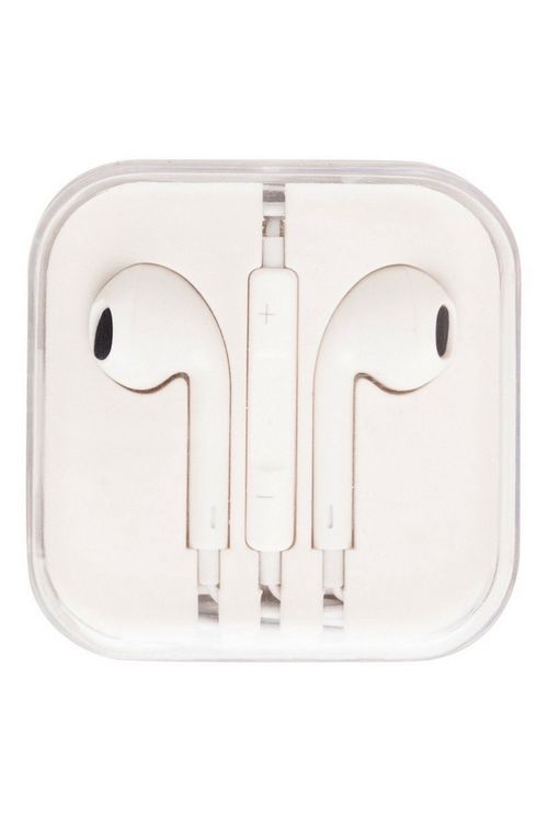 Fone de Ouvido com Microfone Branco