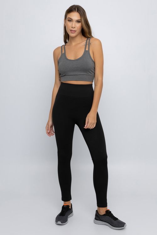 Calça Legging Feminina Esportiva Preta