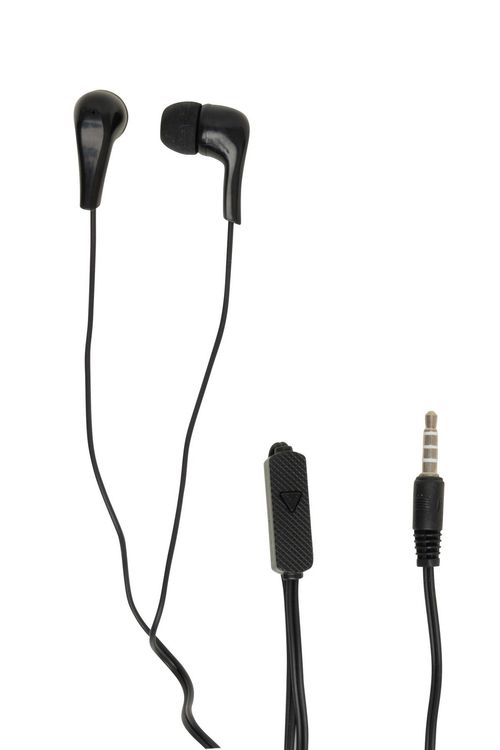 Fone de Ouvido Intra-auricular Preto com Microfone P2