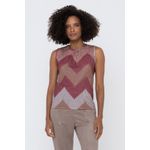 Regata-Feminina-City-com-Estampa-Chevron-Magenta-e-Bege