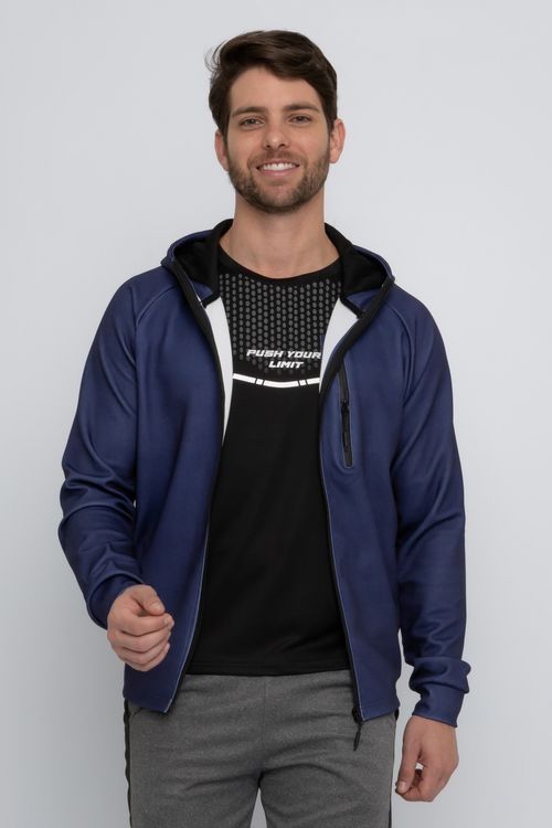 Jaqueta Esportiva Masculina Azul Marinho