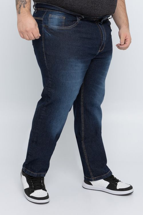 Calça Jeans Masculina Slim Super Azul Escuro