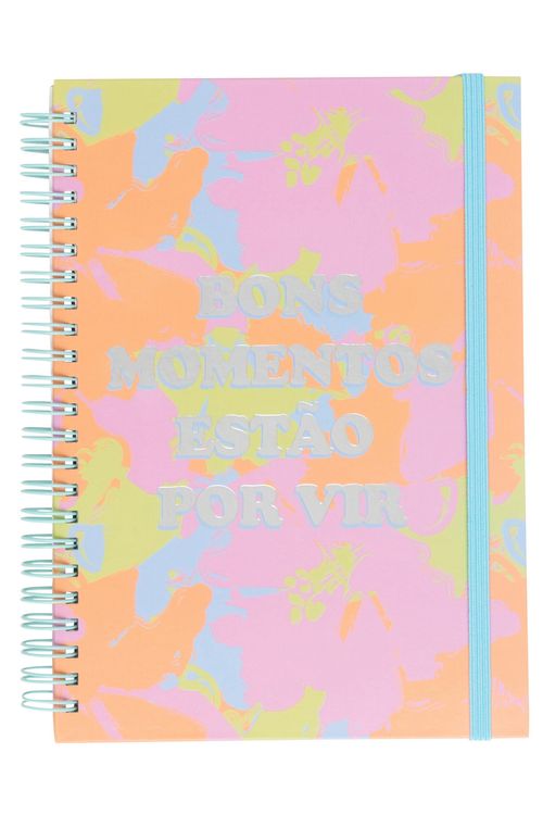 CADERno BASKET AKC 312 POSITIVE VIBES - ESTAMPADO
