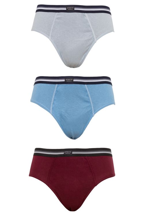 Kit 3 Cuecas Slip Sortidas Multicor Tam GG