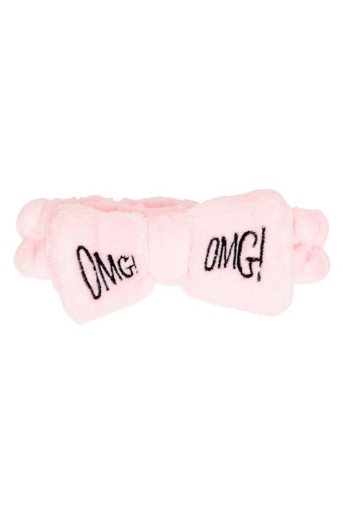 Headband Skincare Feminina Rosa Laço OMG!