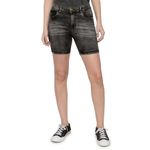 Bermuda-Meia-Coxa-Feminina-em-Jeans-Preto