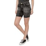 Bermuda-Meia-Coxa-Feminina-em-Jeans-Preto