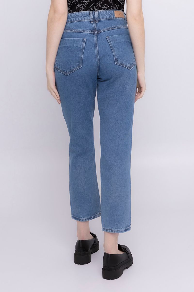 Cal a Reta Feminina em Jeans M dio