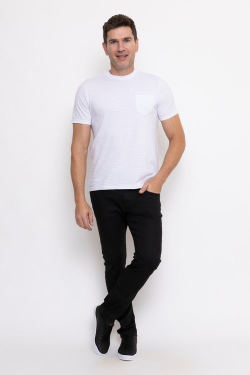 Calça Skinny Masculina Casual Preta