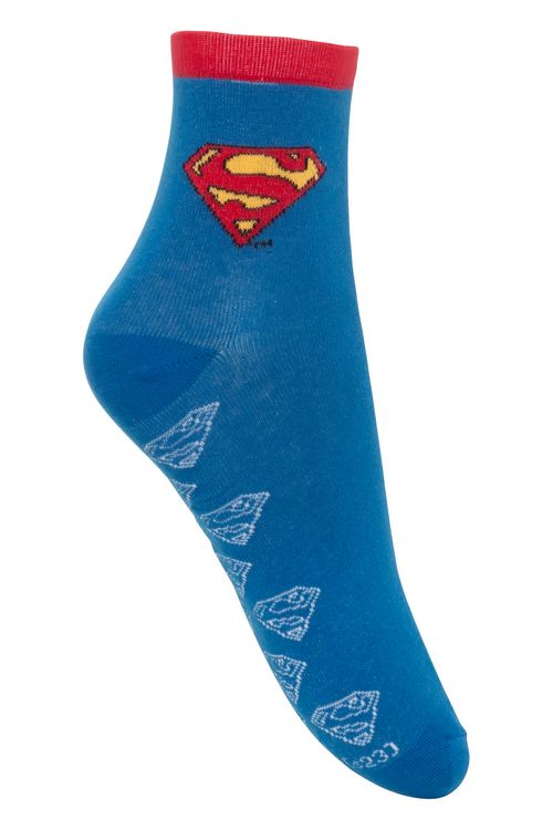 MEIA CAno MEDIO SUPER MAN MASC - 39 AO 4 - AZUL