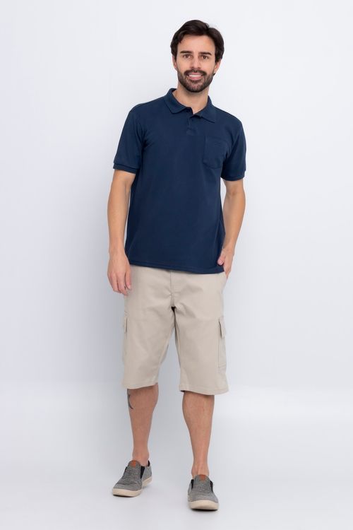 Bermuda Cargo Masculina Areia