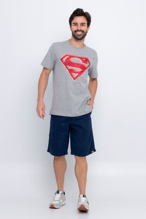 Bermuda Masculina Casual Azul Escuro