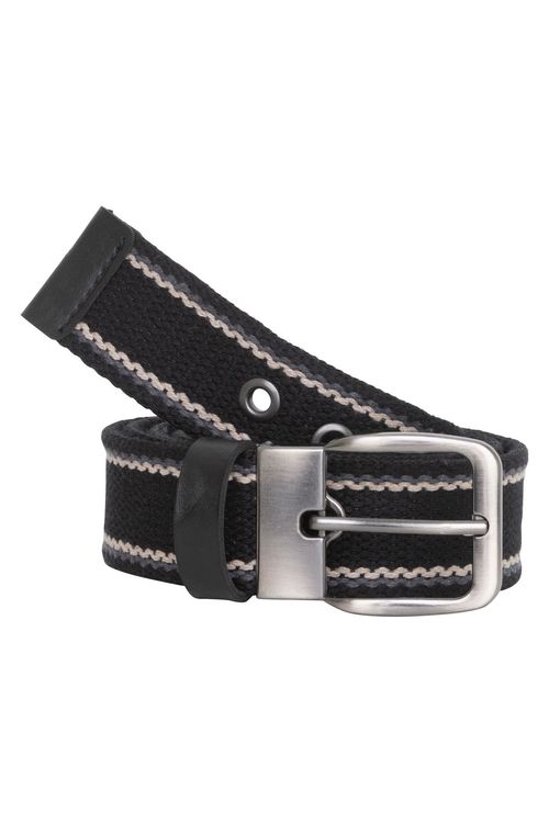 Cinto Masculino Preto e Branco