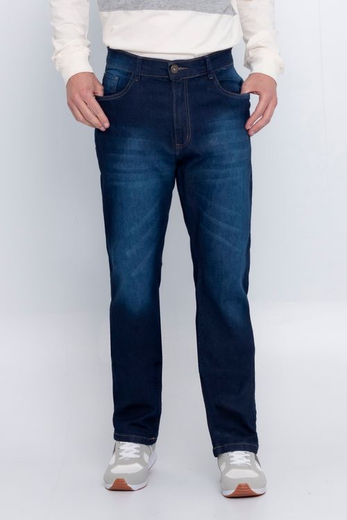 Calça Jeans Masculina Caedu Escura Básica - Conforto e Estilo