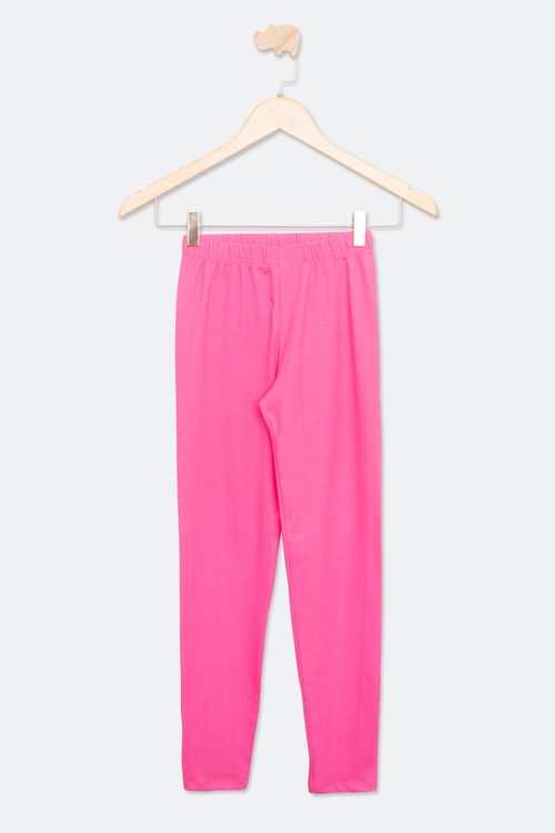Calça Legging Juvenil Rosa Neon Tam 10 a 16