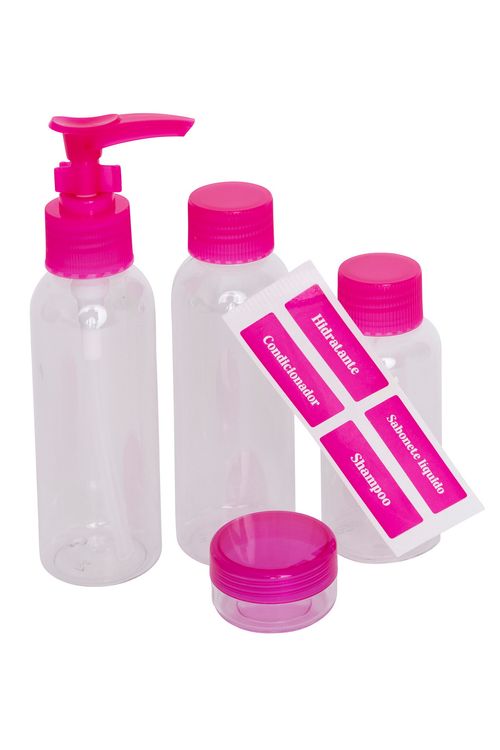 Kit Higiene Para Viagem Pink