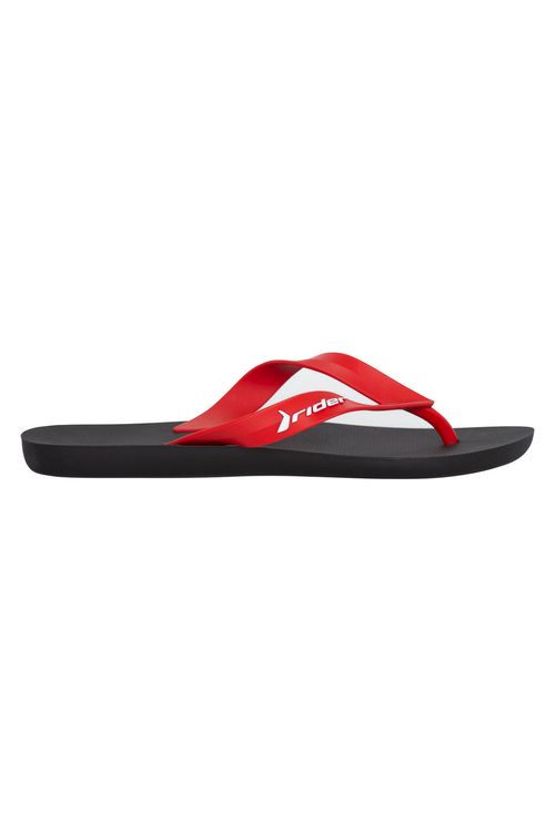 Chinelo Masculino Rider Vermelho e Preto