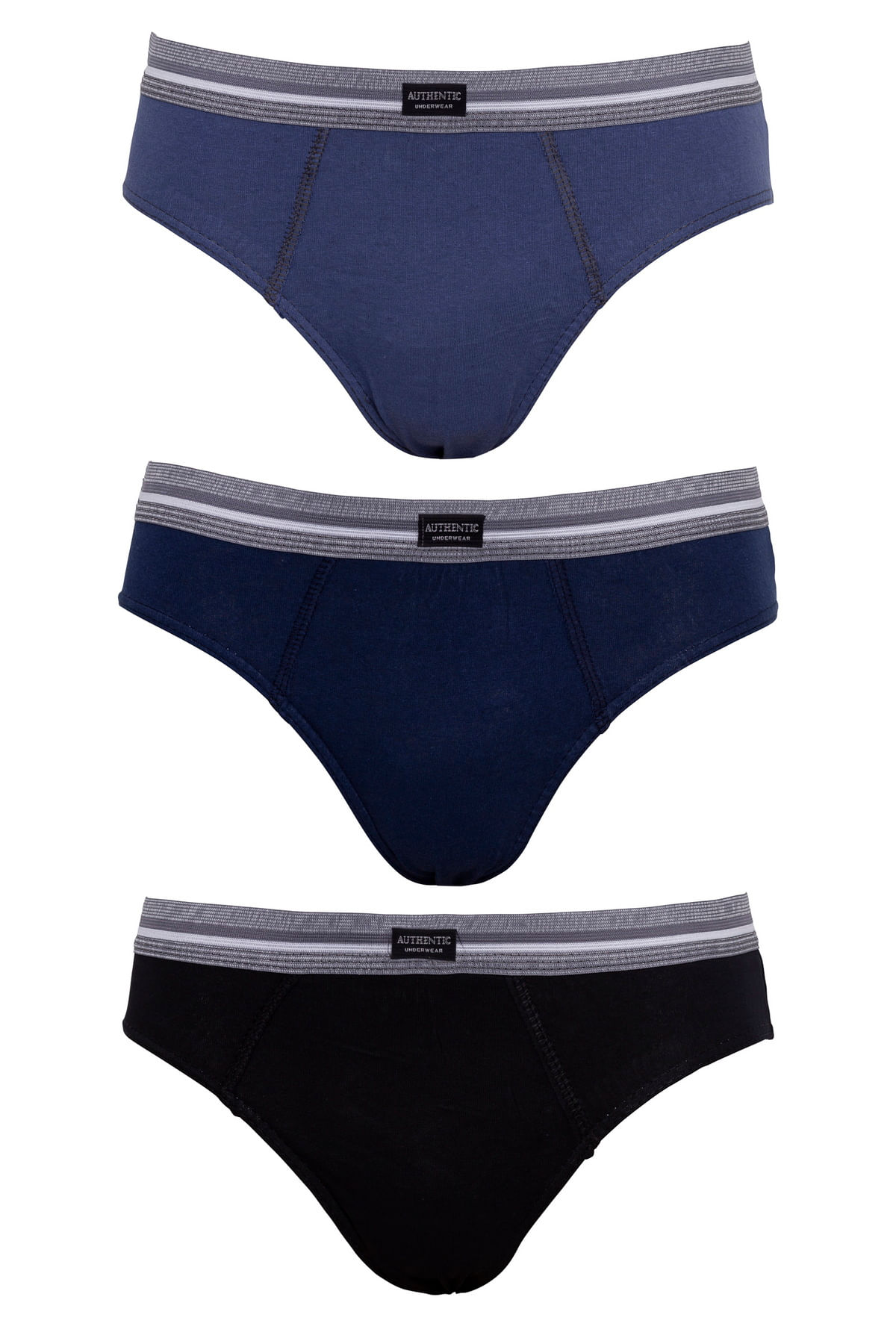 Kit 3 Cuecas Calvin Klein Underwear Brief Multi Cor