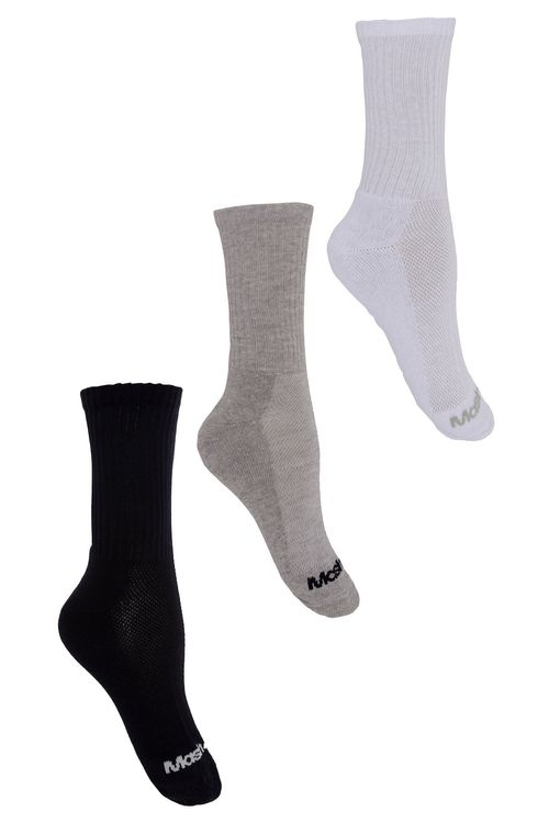 Kit 3 Pares de Meias Masculinas Cano Alto Mash Sortidas Multicor Tam 39 ao 43