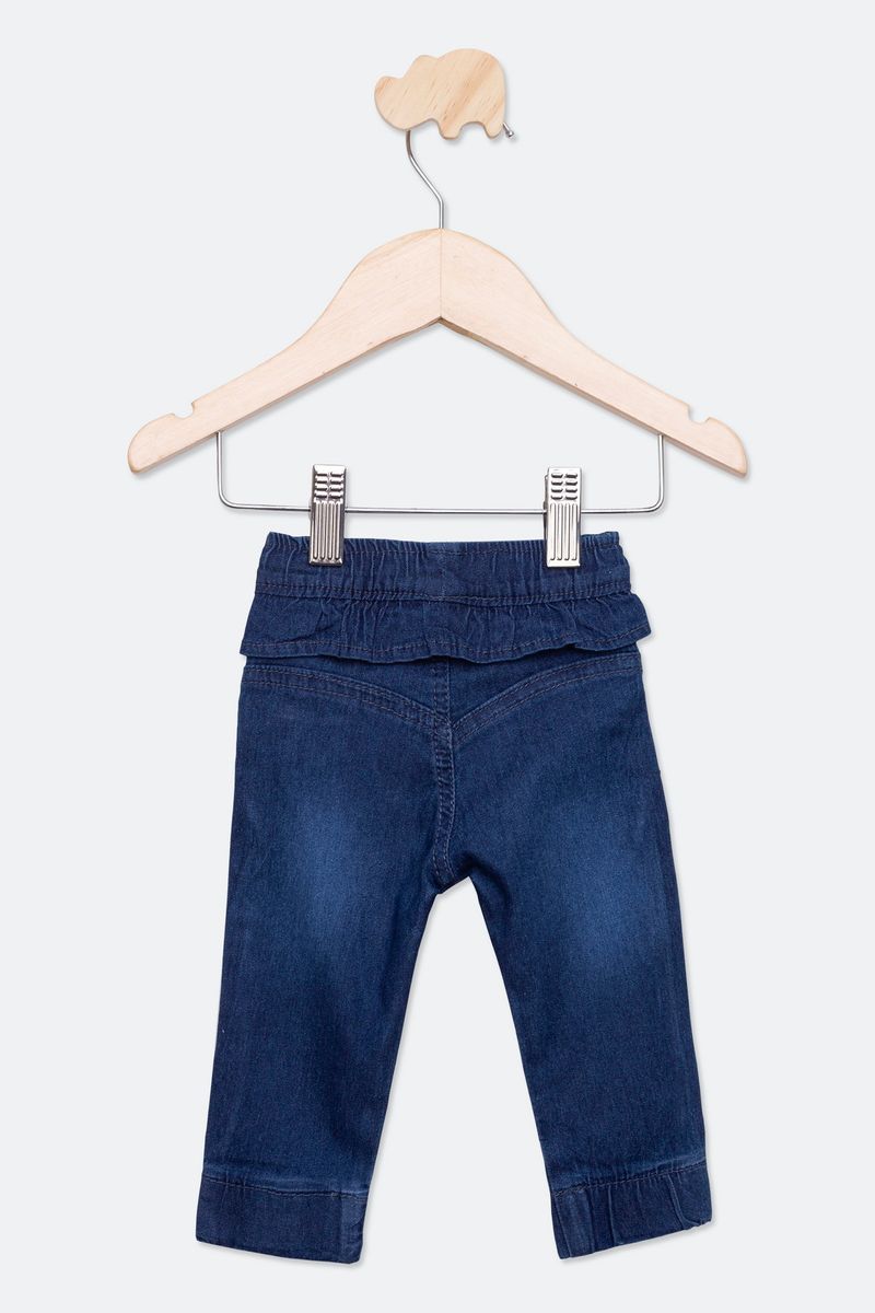 Calca Jeans Infantil Menina - Azul