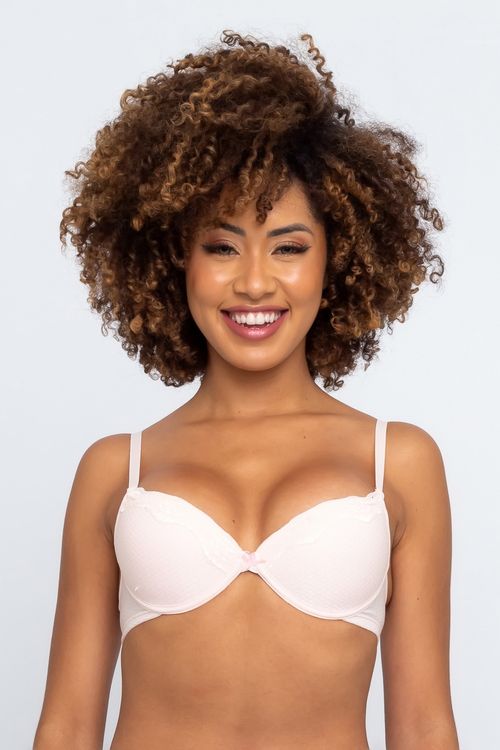 Sutiã em Renda Rosa Claro