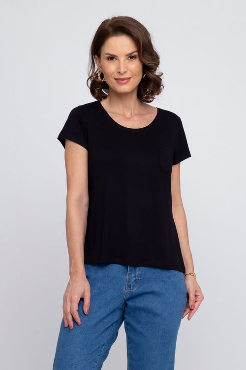 Blusa Feminina Casual Preta