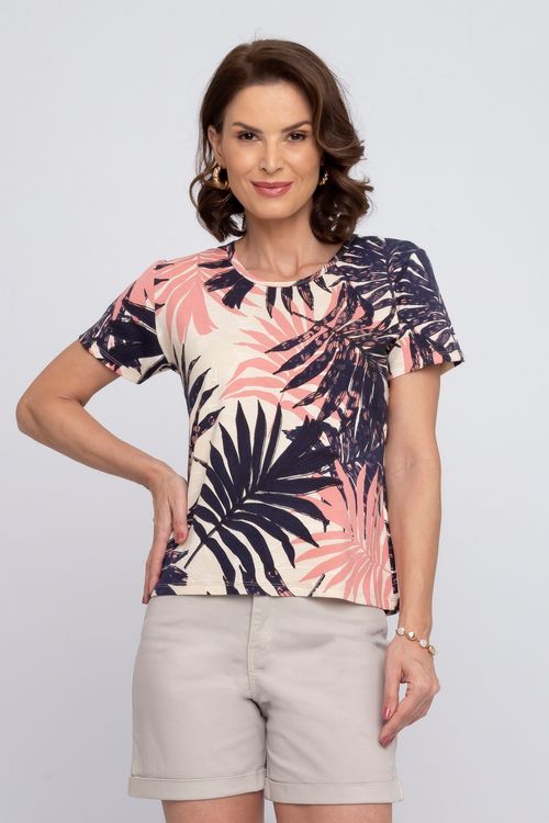 Blusa Feminina Promo Viscolycra Estampada