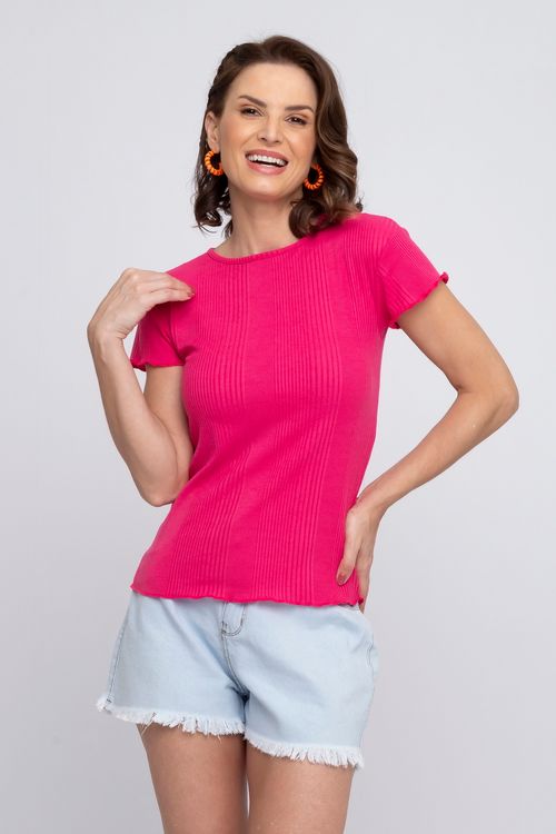 Blusa Feminina Rosa Médio