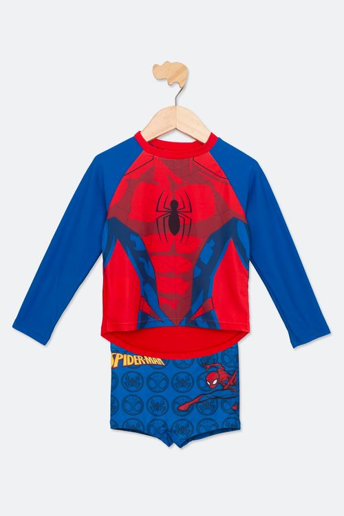 CONJ RASHGUARD 1/3noS PRAIA ATR402 SPIDE - ESTAMPADO