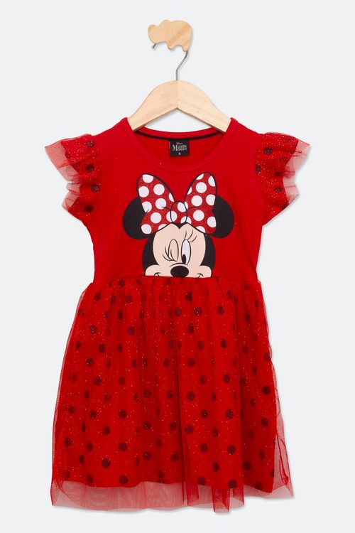 VEST IN1/3NAS 106736C MINNIE POA - VERMELHO