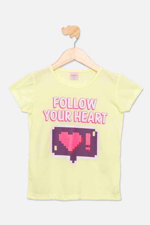 BLUSA INF10/16NAS C33V24080 CORAC BALAO - AMARELO