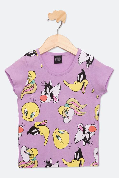 BLUSA INF4/10NAS 107.165C LOONEY LILAS - LILAS