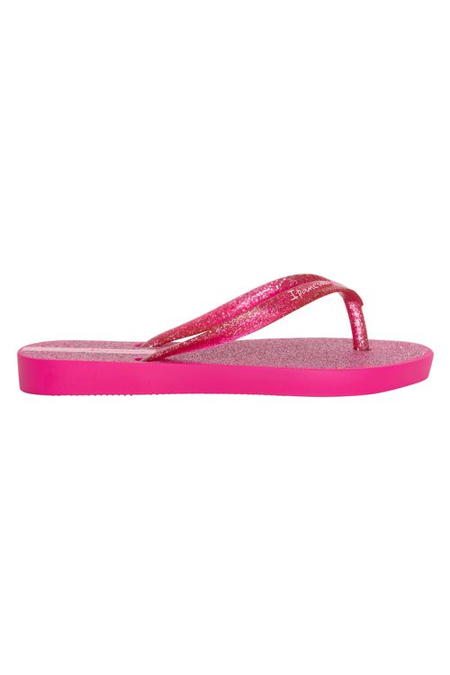 Chinelo Ipanema Glitter Rosa Escuro