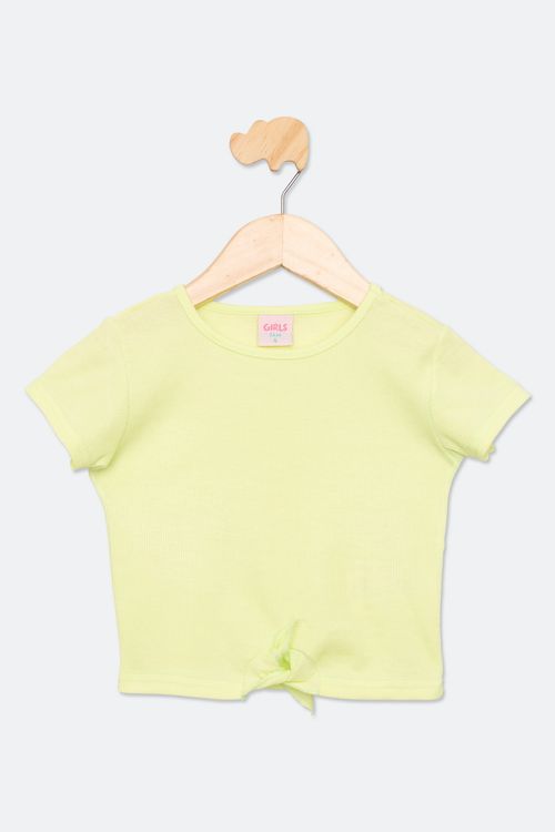 Blusa Infantil Menina Colisse Amarela Tam 4 a 8