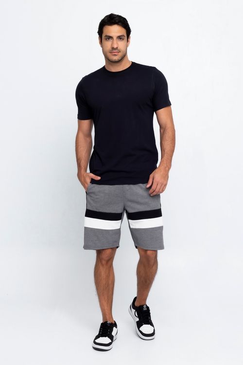 Bermuda Masculina Street Piquet Mescla