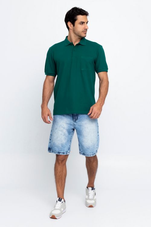 Bermuda Juvenil Masculina Jeans Claro