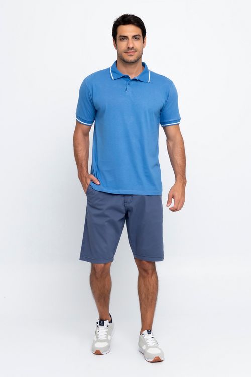 Bermuda Masculina Azul