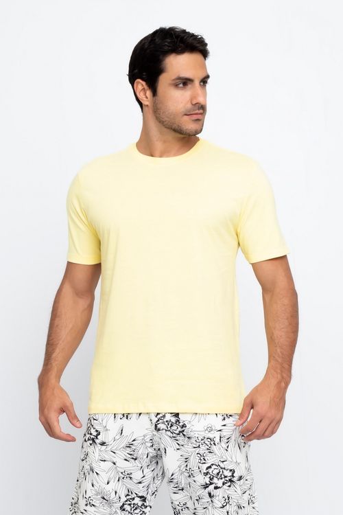 Camiseta Masculina Amarela