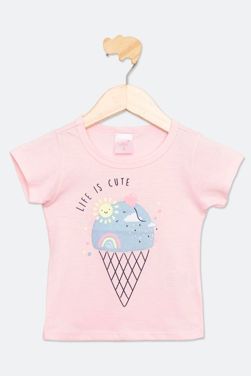 BLUSA INF1/3NAS 82463 SORVETINHO - ROSA CLARO