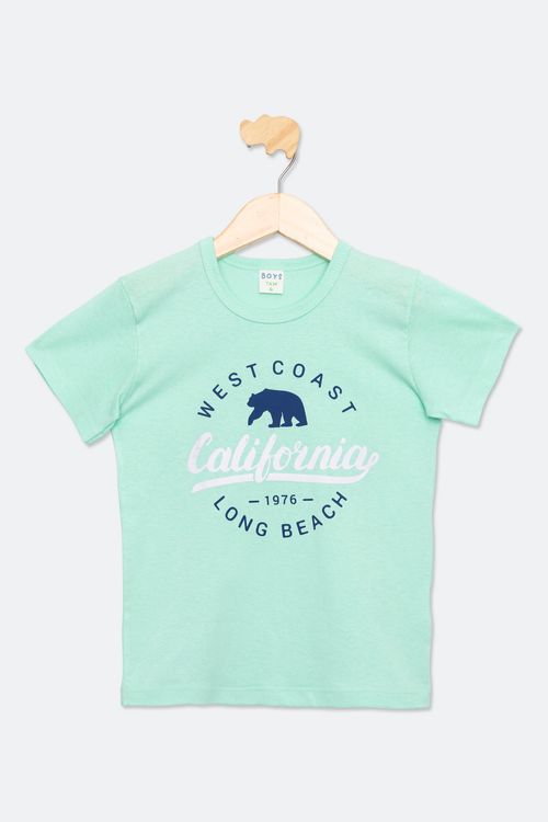 CAMISETA MC INF4/8noS COLLEGE VERDE - VERDE CLARO