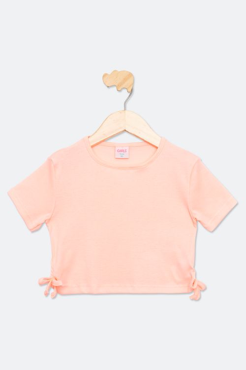 Blusa Juvenil Menina Tam 10 a 16 Colisê Coral Neon