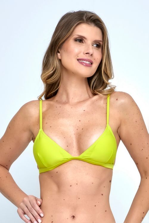 BIQUINI TOP TRIANGULO AIRT405 VERDE - VERDE