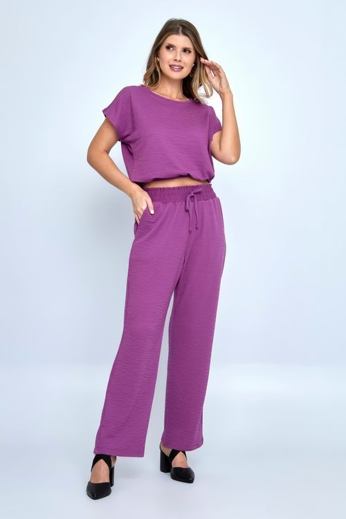 Calça Feminina City Evora Roxo