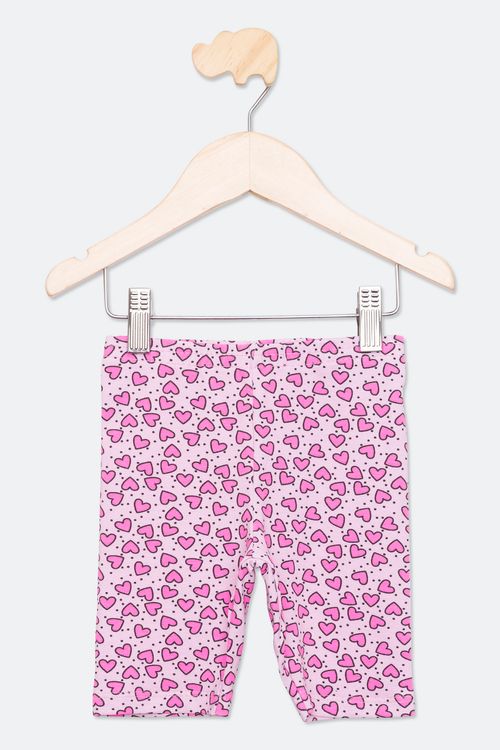 Bermuda Infantil Masculino Tam 1 a 3 Anos Rosa