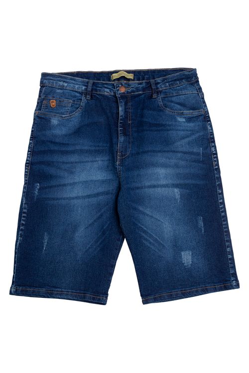 BERMUDA MASC SUPER 6537 JNS RETA ESCURA - JEANS ESCURO