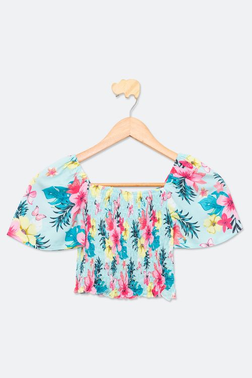 Blusa Juvenil Menina Tam 10 a 16 Manga Comprida Estampado