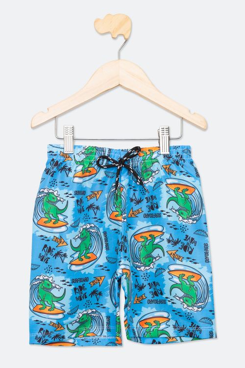 Bermuda Infantil Masculino Tam 4 a 8 Anos Azul